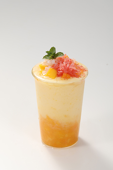 芒果西柚牛乳冰